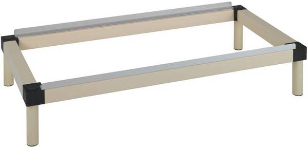 Unterbau 1 Abteil Kunststoff Farbe creme H 135-170 mm - Artikel: 7830370728