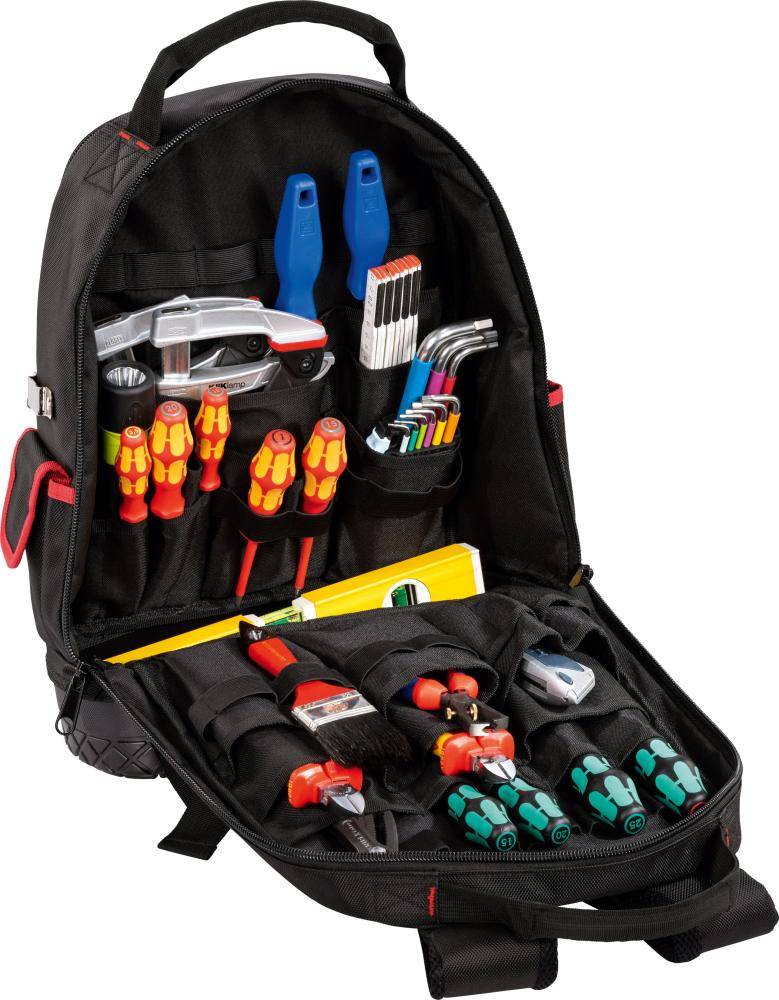 Werkzeugrucksack B360xT170xH440mm Nyl.schwarz/rot PARAT-3