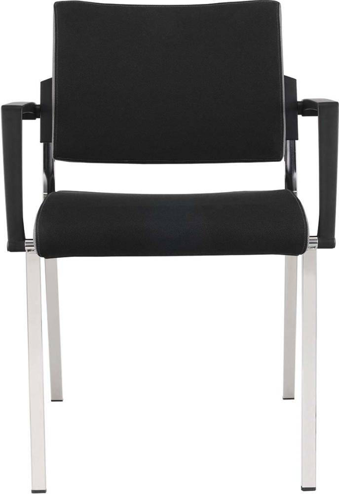 Besucherstuhl Premium Schwarz ( 2 Stühle Set) - Artikel: 7830781412-2
