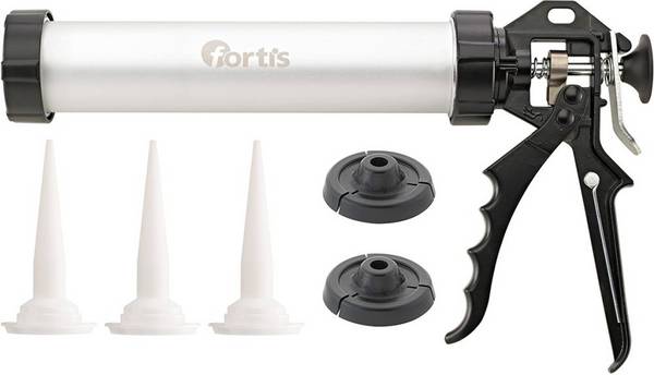 Kartuschenpistole Profi mit 3Spitzen 310ml FORTIS - Artikel: 4317784705547