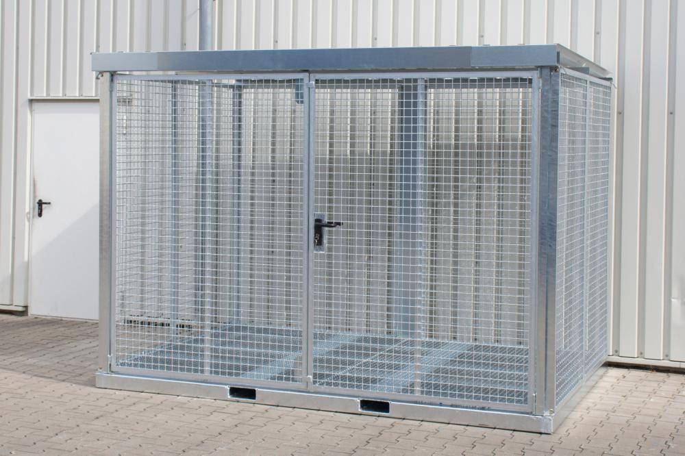 Gasflaschen-Container 3135x2170x2260 mm - Artikel: 7830101633-0