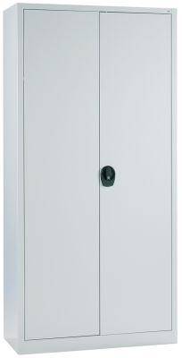 Flügeltürenschrank FORMAT4 Böden, 50kg Traglast B935xT400xH1950mm RAL 7035 - Artikel: 7830380100-0