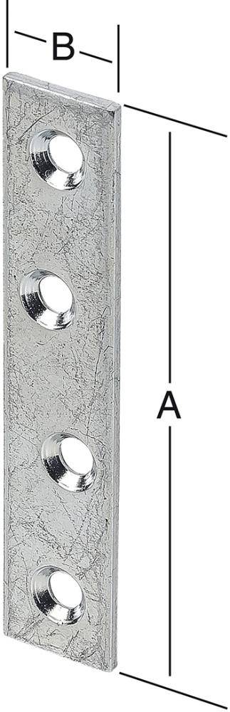 Verbindungsbleche 120x18MM Nr. 183120Z - Artikel: 4003984200585-0