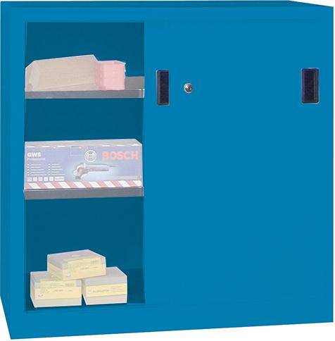 PAVOY Schiebetürenschrank mit 2 Fachböden, HxBxT 1.000 x 1.000 x 400 m-0