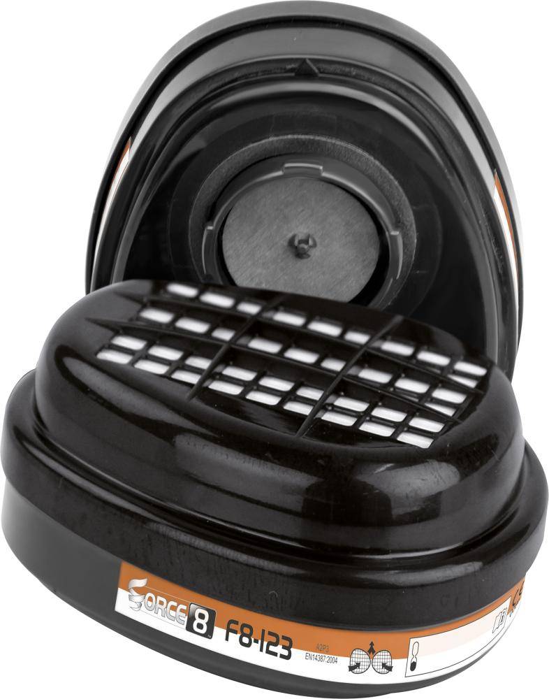 Filter A2P3 (2 St.) für Maske Force 8 - Artikel: 5038428134811-0