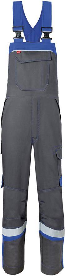 Latzhose, 20288 Gr.56, kohlengrau/blau - Artikel: 8717575032412-0