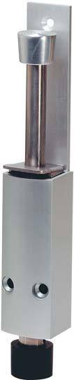 KWS 1222 Türfeststeller 60mm Hub,St.silb.St.schw - Artikel: 4041518135231-0