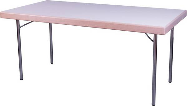Klapptisch, Chrom, Buche KLT 1680 4F Chrom - 25mm - Artikel: 7830706372