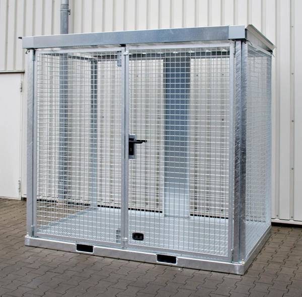 Gasflaschen-Container 2535x1575x2260 mm - Artikel: 7830101625