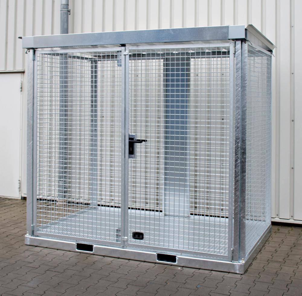 Gasflaschen-Container 2535x1575x2260 mm - Artikel: 7830101625-0