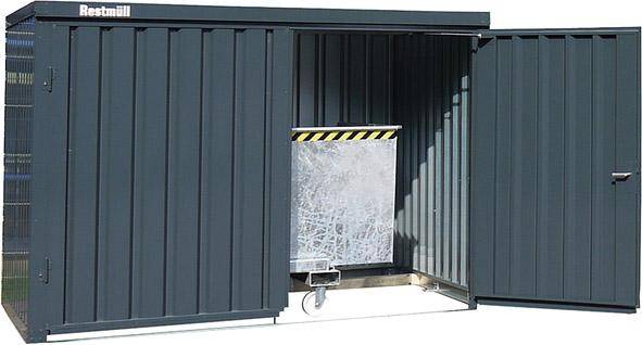 Materialcontainer MC 1300verz. zerlegt ohne Boden - Artikel: 7830306882-0