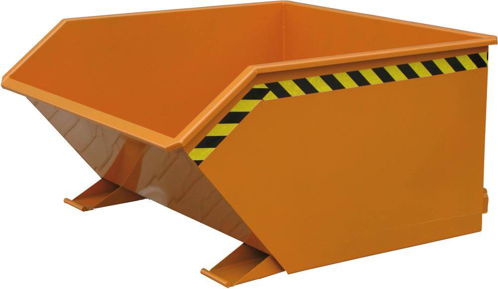 Kippbehälter 1000 l B1300xT1550xH750 mm RAL2004,Tragkraft 1500kg mit Abrollautomatik - Artikel: 7830911996-0