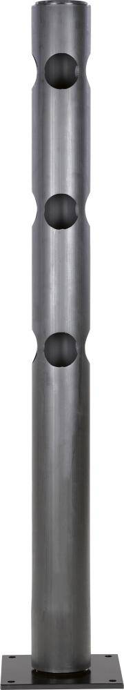 T-Pfosten für Geländer Delta H1200xD110 mm schwarz - Artikel: 7830107009-0