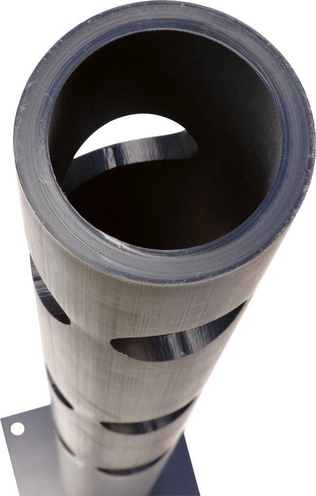 T-Pfosten für Geländer Delta H1200xD110 mm schwarz - Artikel: 7830107009-3