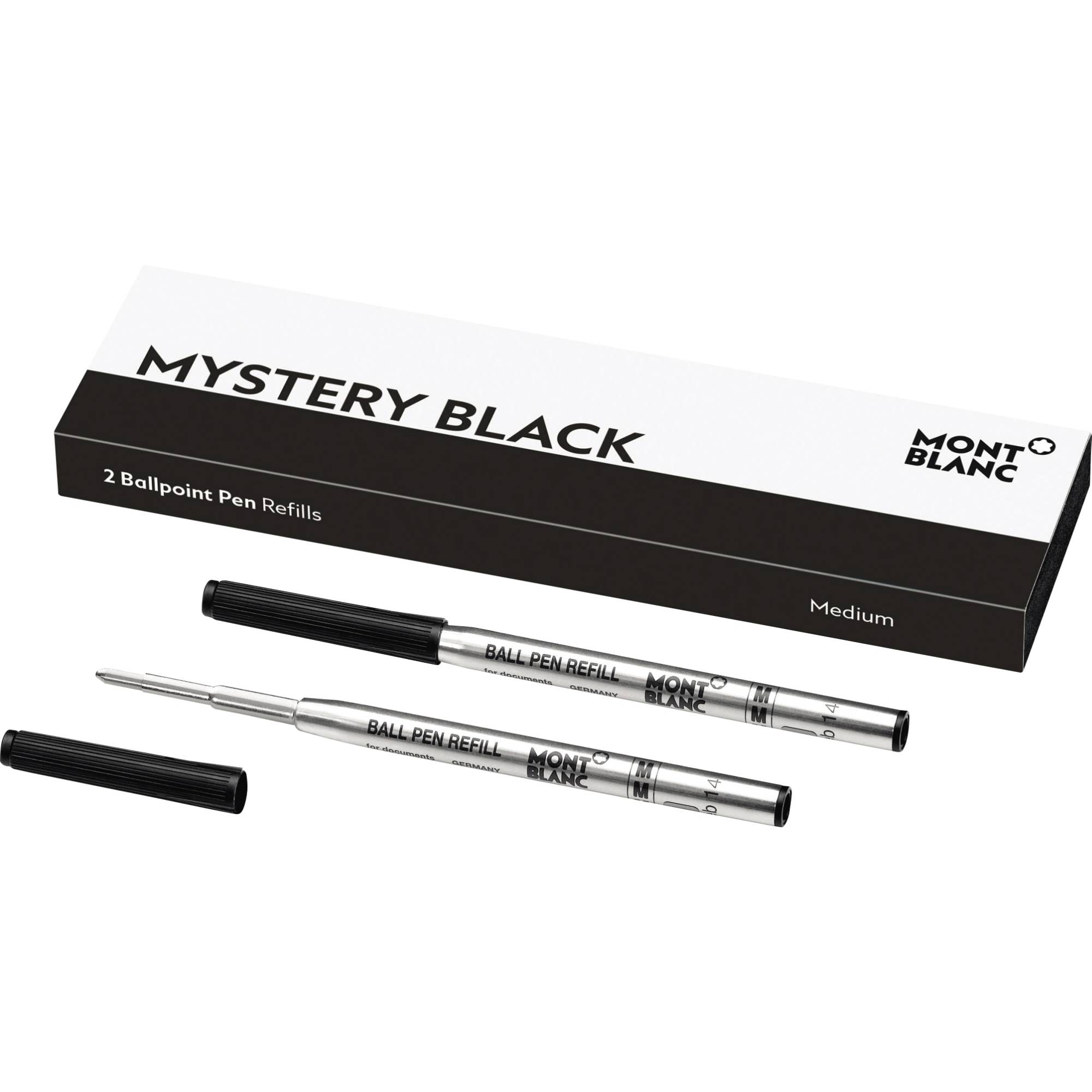 Montblanc Kugelschreibermine 128211 mystery black M sw 2 St./Pack. - Artikel: 313015290-1