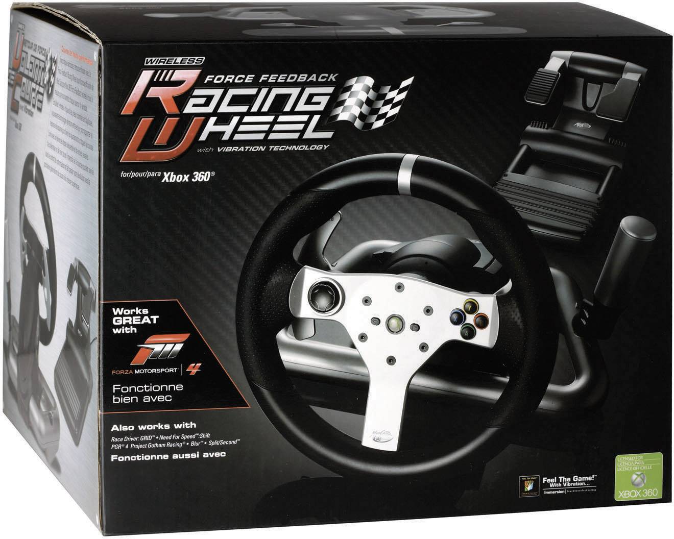 Wireless FFB Racing Wheel for Xbox 360 from
