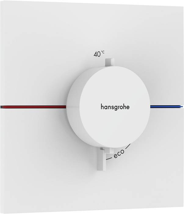 hansgrohe ShowerSelect Comfort E Ventil Unterputz für 3 Verbraucher, Mattweiß-0