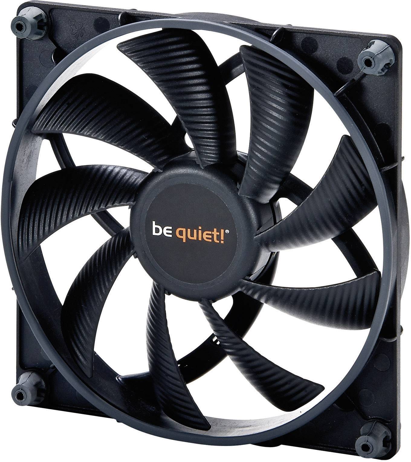 BeQuiet Shadow Wings PWM PC-Gehäuse-Lüfter Schwarz (B x H x T) 140 x 140 x 25 mm-1