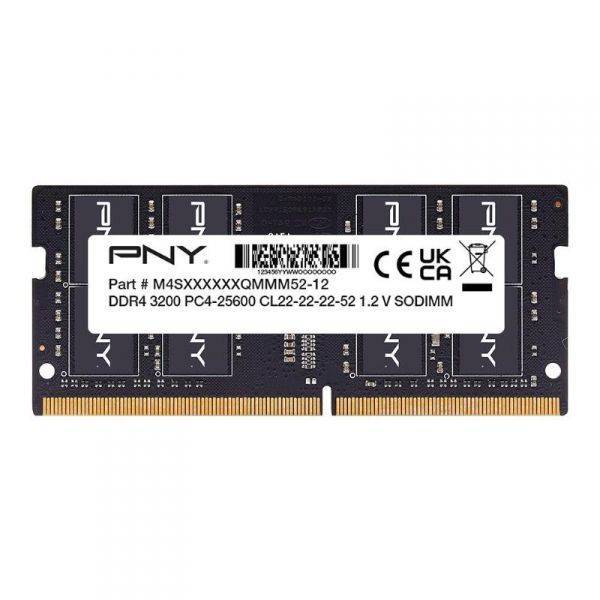 SO DDR4 16GB PC 3200 CL22 PNY 1,2V retail Multimedia-Technik Speichermodule