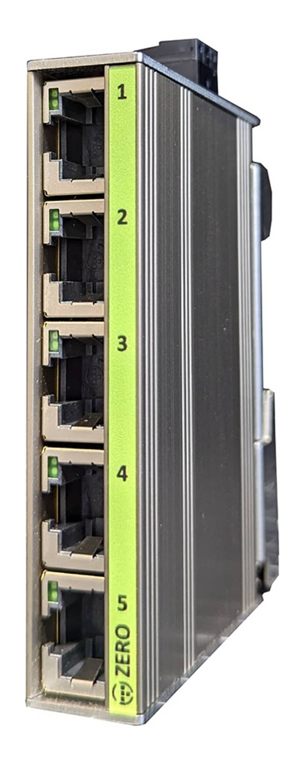 TERZ ZERO-RS5-1401 - Flexibler Einsatz mit 6-36 VDC, IP30 Metallgehäuse, Minimale Einbaubreite 17,5mm