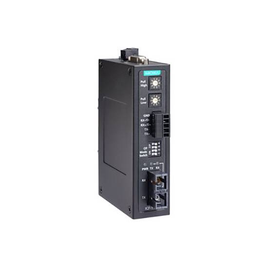 Industrieller RS-232/422/485-zu-Multimode-Glasfaser-Konverter, SC-Stecker, 2 kV Isolation, 0 bis 6-0