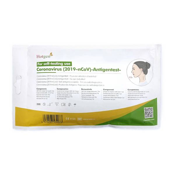 200x Stück - HOTGEN Corona Antigen-Tests Selbsttest - MHD 11/25 | CE 2934-0