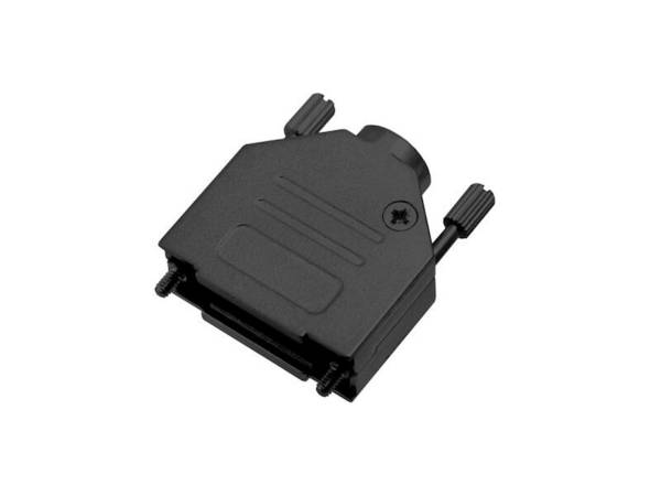 Encitech Connectors AB DTZK-15-RA-BK-K D-Sub Gehäuse 15 polig Vollmetall schwarz
