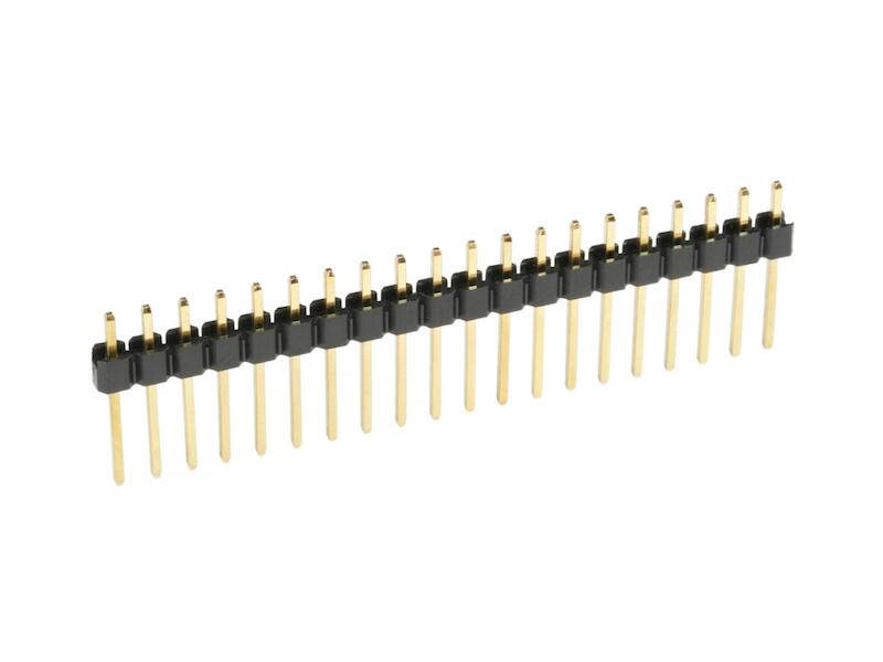 econ connect Stiftleiste 1 x 6 polig gerade Rastermaß 2,54 mm Nylon 6T w/o Cap, Länge 13,8 mm-0