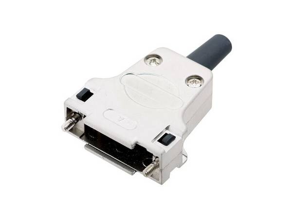 Encitech Connectors AB DTZK15-RG-K D-Sub Gehäuse 15 polig Vollmetall Kabelausgang oben