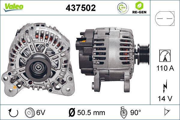 Valeo 437502 Generator