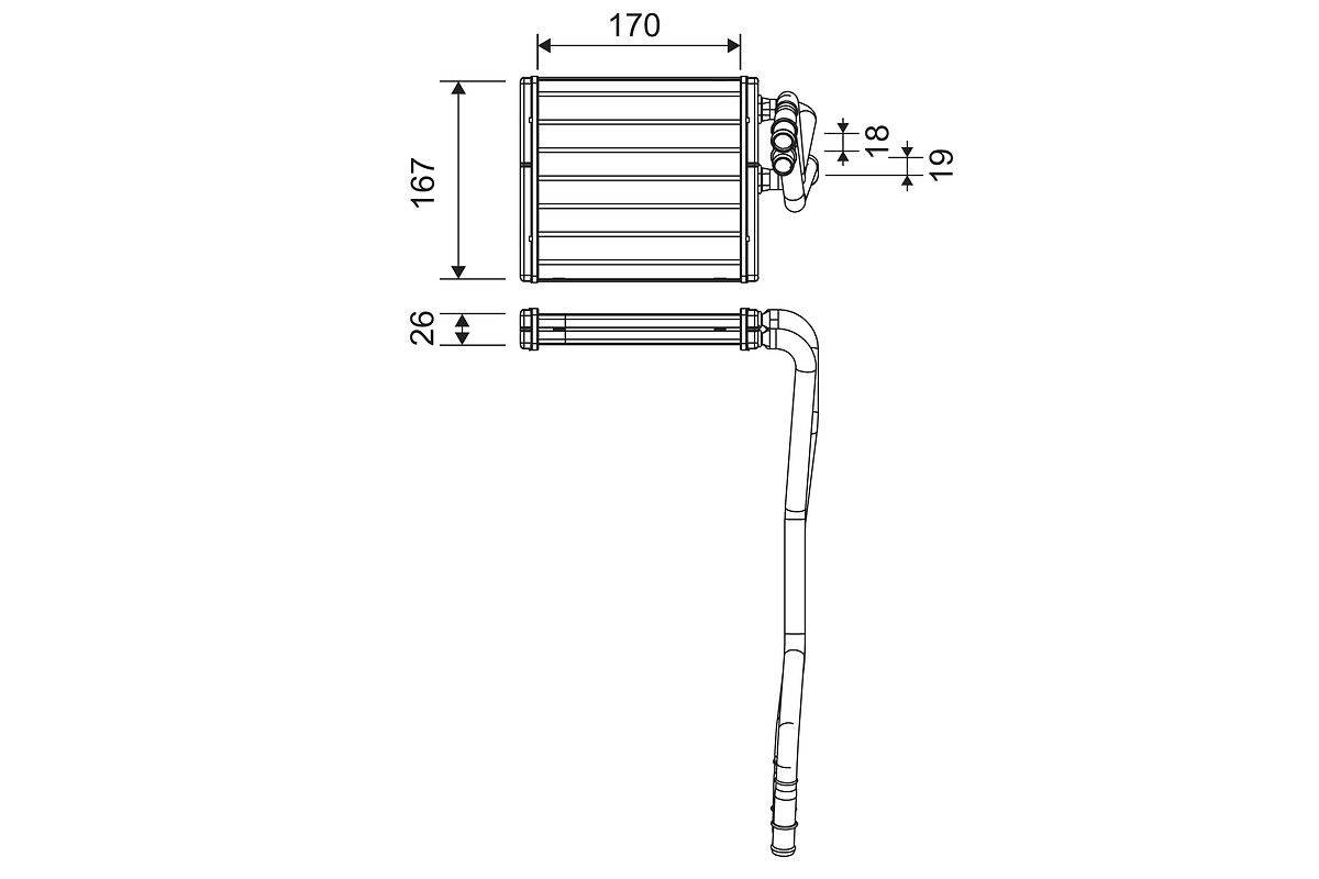 Valeo 811510 Wärmetauscher, Innenraumheizung-0