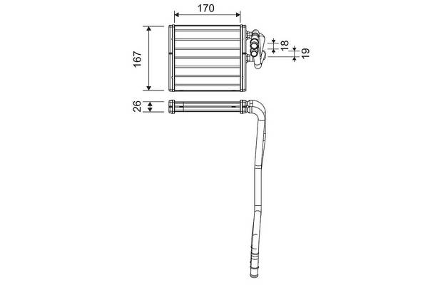 Valeo 811510 Wärmetauscher, Innenraumheizung