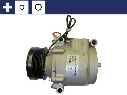 Klimakompressor 12 V Ø 100 mm MAHLE passend für u.a. SAAB 9-3-1
