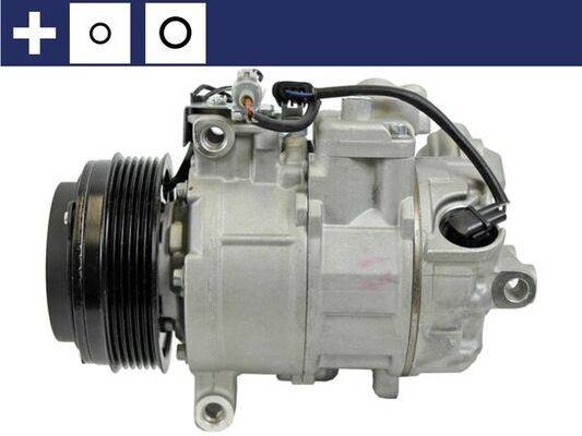 Klimakompressor 12 V Ø 110 mm MAHLE passend für u.a. BMW 3er-1