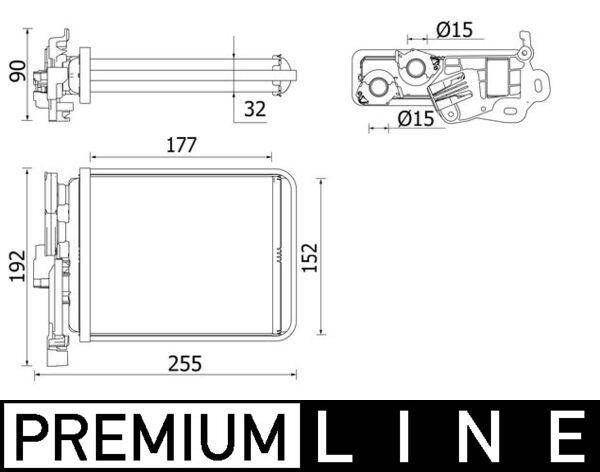 Mahle AH38000P Wärmetauscher, Innenraumheizung