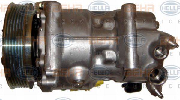 Klimakompressor 12 V Ø 110 mm MAHLE passend für u.a. CITROËN DS3-2