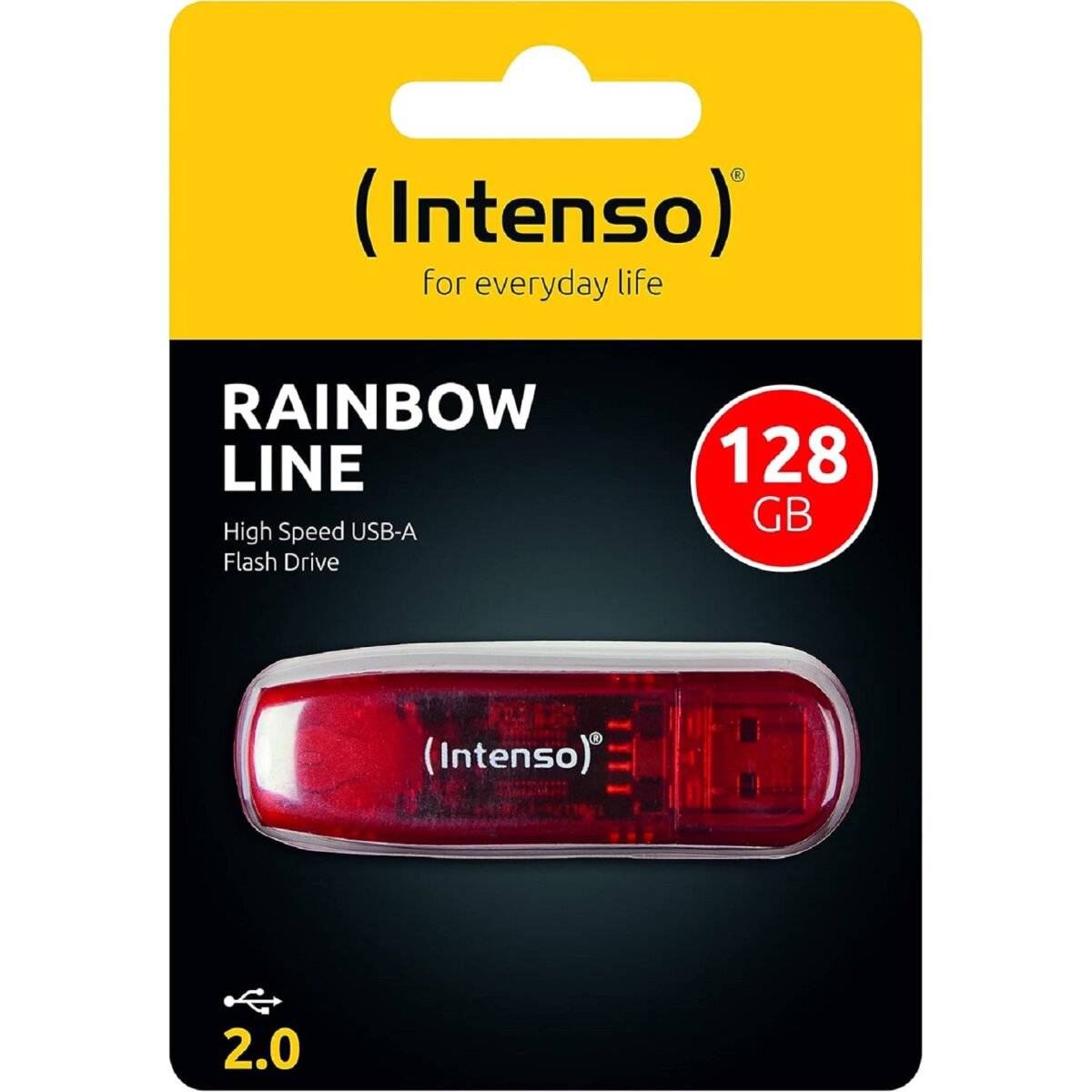 Intenso Rainbow Line USB Stick Vielseitiger Wechseldatenträger USB 2.0 Datenstick für Büro und Alltag 128 GB-3