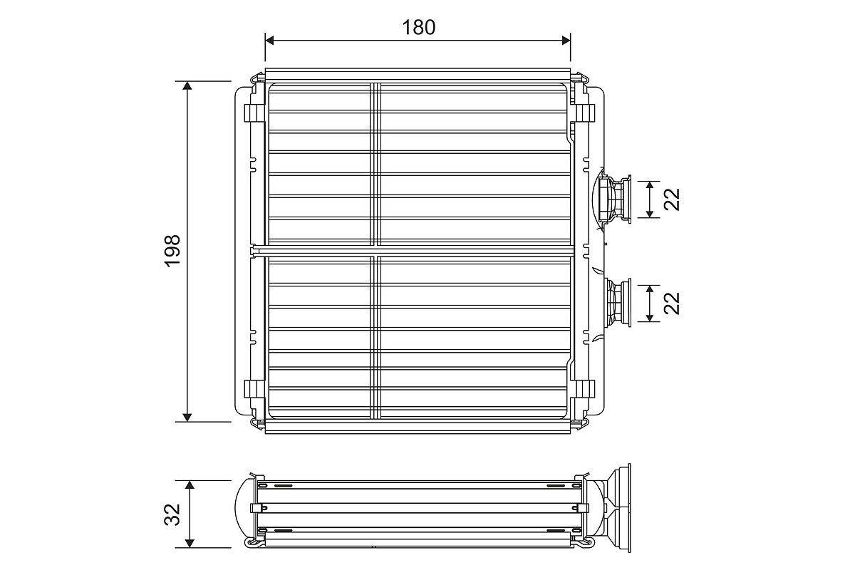 Valeo 811508 Wärmetauscher, Innenraumheizung-0