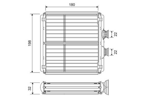 Valeo 811508 Wärmetauscher, Innenraumheizung