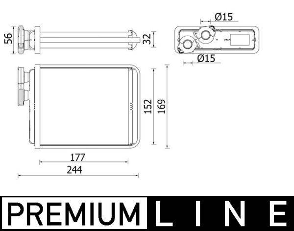 Mahle AH277000P Wärmetauscher, Innenraumheizung