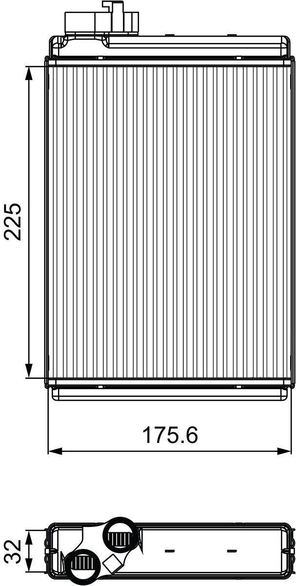Valeo 811507 Wärmetauscher, Innenraumheizung-0