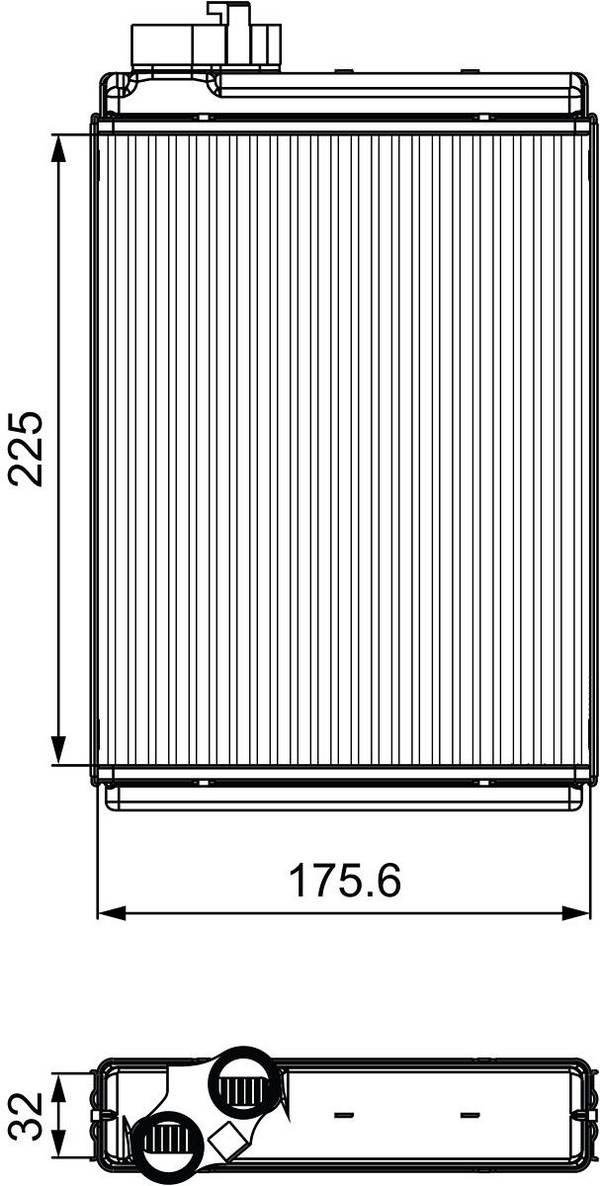 Valeo 811507 Wärmetauscher, Innenraumheizung