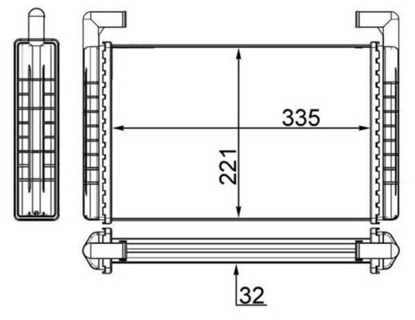 Mahle AH119000S Wärmetauscher, Innenraumheizung
