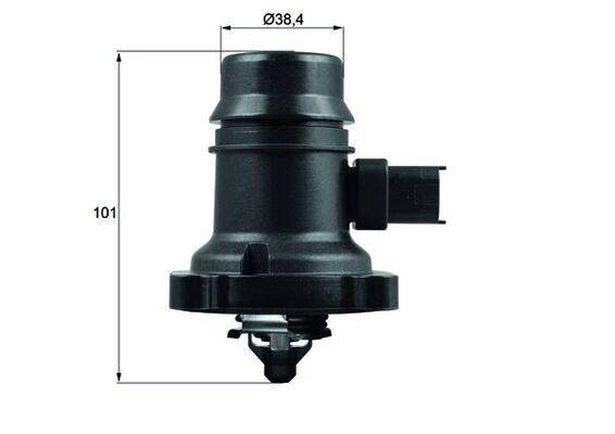 Thermostat Kühlmittel Temp 80 °C mit Dichtung MAHLE für u.a. OPEL AMPERA-1