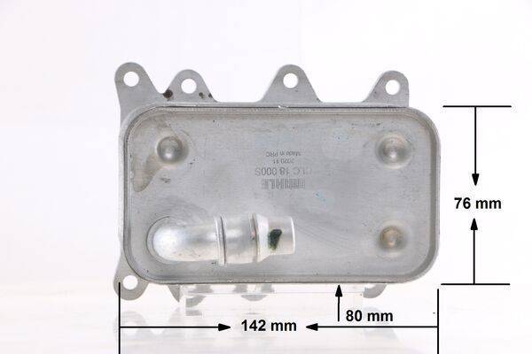 Ölkühler Automatikgetriebe Rippen gelötet 142 mm - 76 mm MAHLE für u.a. BMW 5er-0