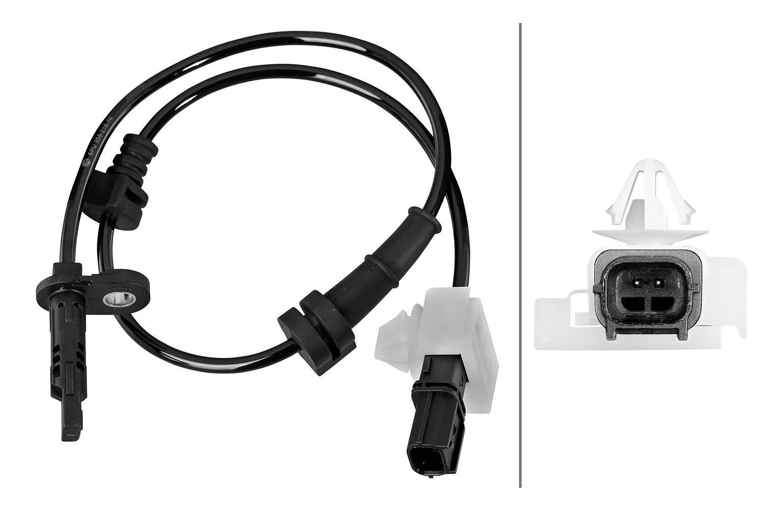 Sensor Raddrehzahl 2-polig Hallsensor 520 mm Kabel HELLA für HONDA ACCORD-1