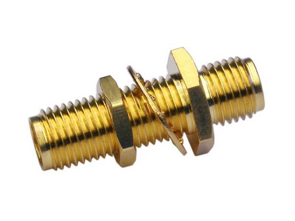 Telegärtner J01154A0041 SMA-Verbinder Buchse/Buchse vergoldet