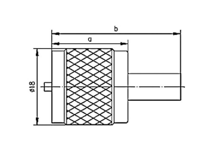 Telegärtner J01040A0001 UHF-Crimpstecker für RG-58C/U-1