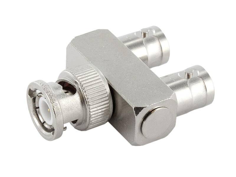 Telegärtner J01004A0009 BNC-Y-Stück 50 Ohm Buchse / Stift / Buchse-0