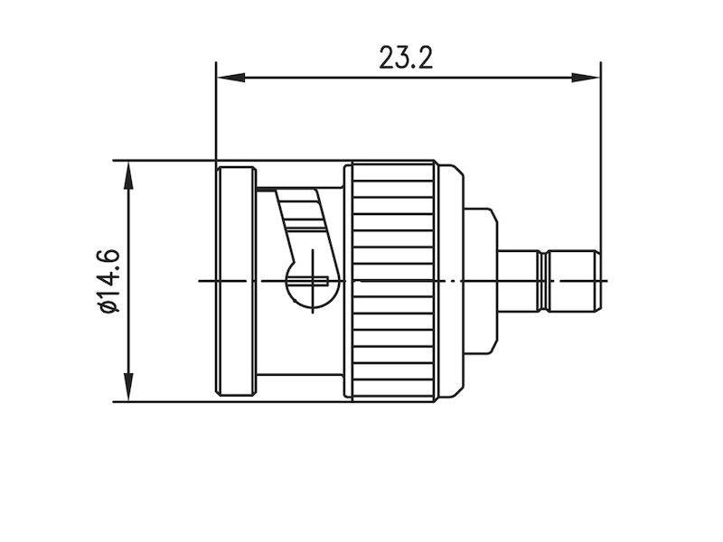 Telegärtner J01008G0038 Adapter BNC-Stecker / SMB-Stecker-1